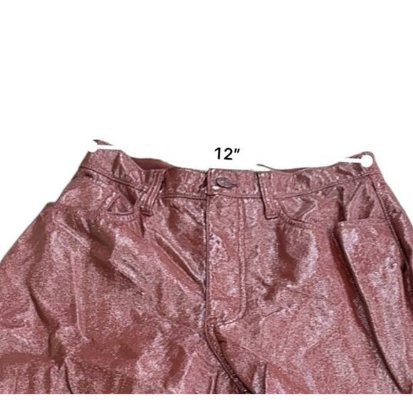 Abercrombie & Fitch The ‘90s Straight Ultra High Rise Vegan Leather Pants size 4 - Picture 11 of 15